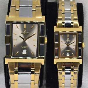 طقم سيفستون - ميناء رمادي و إطار رمادي و ذهبي