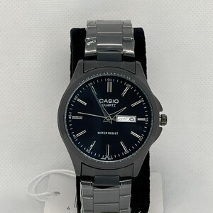 ساعة كاسيو رجالي اطار أسود تيتانيوم ميناء أسود