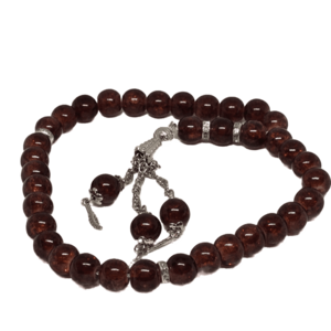 سبحة صلاة 33 قطعة بني