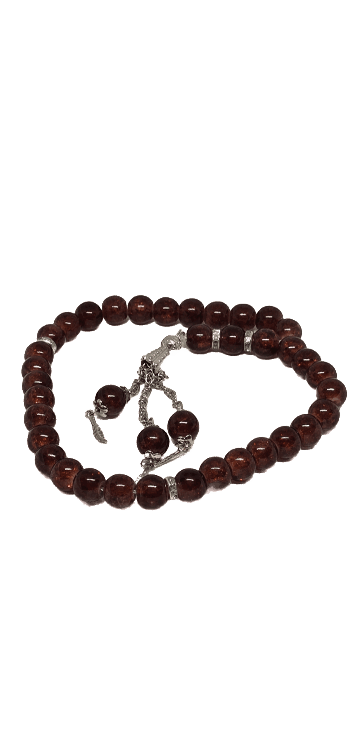 سبحة صلاة 33 قطعة بني