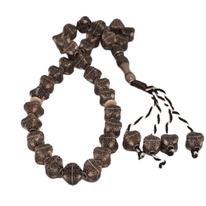 سبحة صلاة 33 قطعة بني فاتح