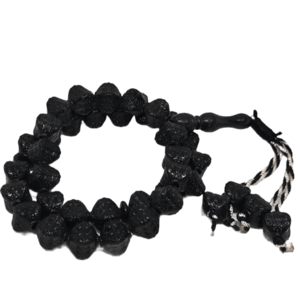 سبحة صلاة 33 قطعة أسود غامق